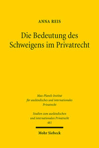 Die Bedeutung des Schweigens im Privatrecht