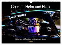 Cockpit, Helm und Halo (Wandkalender 2025 DIN A3 quer), CALVENDO Monatskalender