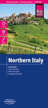 Reise Know-How Landkarte Italien, Nord / Northern Italy (1:400.000)