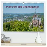 Höhepunkte des Siebengebirges (hochwertiger Premium Wandkalender 2025 DIN A2 quer), Kunstdruck in Hochglanz