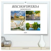 Bischofswerda Impressionen (hochwertiger Premium Wandkalender 2025 DIN A2 quer), Kunstdruck in Hochglanz