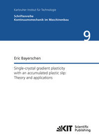 Single-crystal gradient plasticity with an accumulated plastic slip: Theory and applications