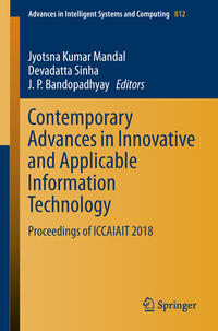 Contemporary Advances in Innovative and Applicable Information Technology