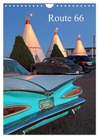 Route 66 (Wandkalender 2025 DIN A4 hoch), CALVENDO Monatskalender