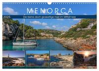 Menorca, die kleine doch grossartige Insel im Mittelmeer (Wandkalender 2025 DIN A3 quer), CALVENDO Monatskalender