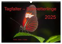 Tagfalter Schmetterlinge (Wandkalender 2025 DIN A3 quer), CALVENDO Monatskalender