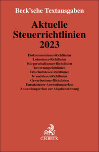 Aktuelle Steuerrichtlinien 2023