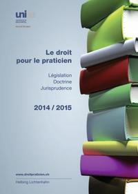 Le droit pour le praticien 2014/2015