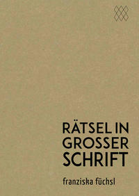 rätsel in großer schrift