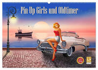 Pin-Up Girls und Oldtimer by Mausopardia (Wandkalender 2025 DIN A2 quer), CALVENDO Monatskalender