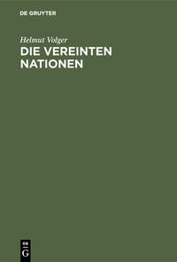 Die Vereinten Nationen