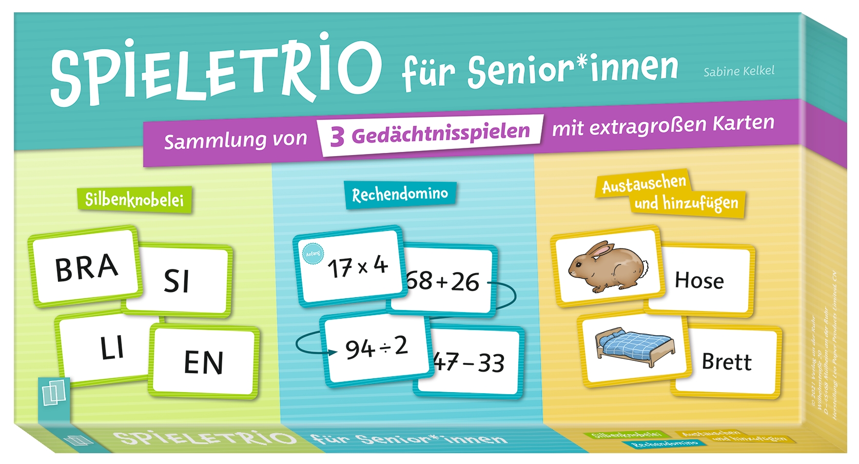 Spieletrio für Senioren und Seniorinnen