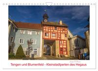 Tengen und Blumenfeld - Kleinstadtperlen des Hegaus (Wandkalender 2026 DIN A4 quer), CALVENDO Monatskalender