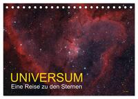 Universum - Eine Reise zu den Sternen (Tischkalender 2025 DIN A5 quer), CALVENDO Monatskalender