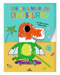 Das Mix & Malbuch Dinosaurier