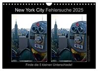 New York City Fehlersuche 2025 (Wandkalender 2025 DIN A4 quer), CALVENDO Monatskalender