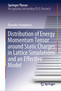 Distribution of Energy Momentum Tensor around Static Charges in Lattice Simulations and an Effective Model