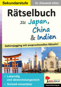 Rätselbuch zu Japan, China und Indien