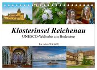 Klosterinsel Reichenau - UNESCO-Welterbe am Bodensee (Tischkalender 2025 DIN A5 quer), CALVENDO Monatskalender