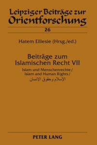 Beiträge zum Islamischen Recht VII