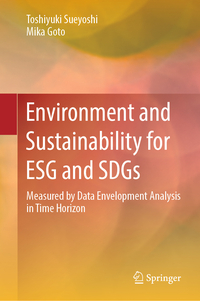 Environment and Sustainability for ESG and SDGs