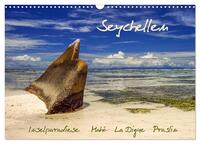 Seychellen - Inselparadiese Mahé La Digue Praslin (Wandkalender 2025 DIN A3 quer), CALVENDO Monatskalender