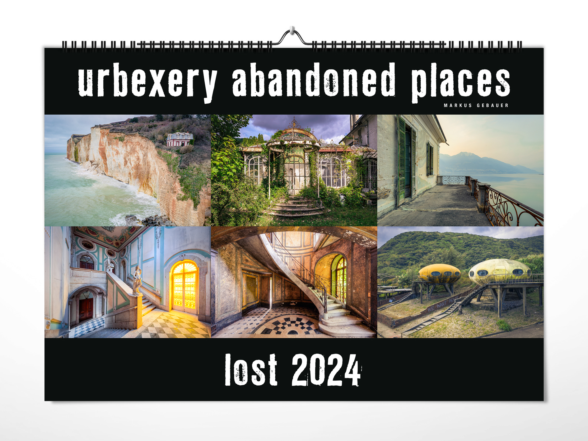 Lost 2024 - Kalender Urbexery Abandoned Places A3 Calendar