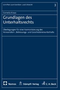 Grundlagen des Unterhaltsrechts