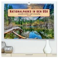 Nationalparks in den USA - wunderschön und einmalig (hochwertiger Premium Wandkalender 2025 DIN A2 quer), Kunstdruck in Hochglanz