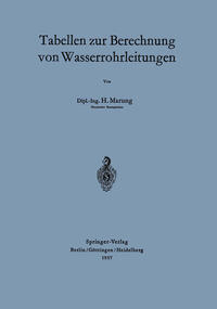 Tabellen zur Berechnung von Wasserrohrleitungen