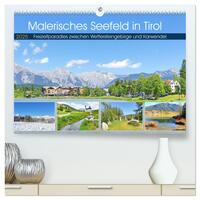 Malerisches Seefeld in Tirol (hochwertiger Premium Wandkalender 2025 DIN A2 quer), Kunstdruck in Hochglanz