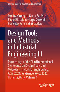 Design Tools and Methods in Industrial Engineering III