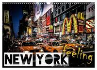 New York feeling (Wandkalender 2025 DIN A3 quer), CALVENDO Monatskalender