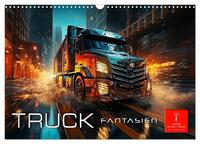 Truck Fantasien (Wandkalender 2025 DIN A3 quer), CALVENDO Monatskalender