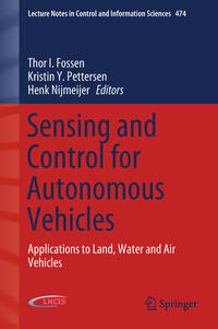 Sensing and Control for Autonomous Vehicles