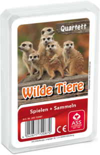 Tier-Quartett - Wilde Tiere