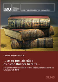 . . . so zu tun, als gäbe es diese Bücher bereits . . .