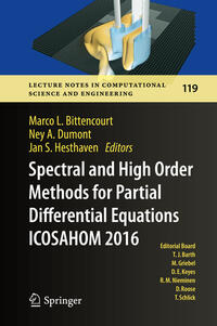 Spectral and High Order Methods for Partial Differential Equations ICOSAHOM 2016