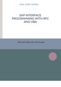 SAP interface programming with RFC and VBA