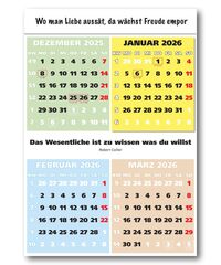 IMPULS-4-Monatsspruch Kalender 2026