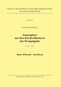 Trauregister aus den Kirchenbüchern der Westprignitz 1705 - 1750, Raum Wilsnack - Havelberg