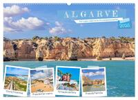 Algarve - Portugals malerische Küstenlandschaften (Wandkalender 2025 DIN A2 quer), CALVENDO Monatskalender