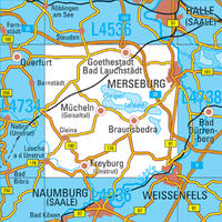 L4736 Merseburg Topographische Karte 1:50000