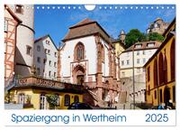 Spaziergang in Wertheim (Wandkalender 2025 DIN A4 quer), CALVENDO Monatskalender