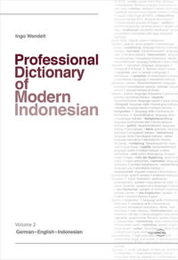 Professional Dictionary of Modern Indonesian