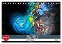 Downhill Explosion (Tischkalender 2025 DIN A5 quer), CALVENDO Monatskalender