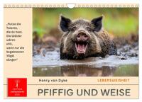 Pfiffig und weise (Wandkalender 2025 DIN A4 quer), CALVENDO Monatskalender