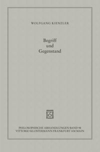 Begriff und Gegenstand