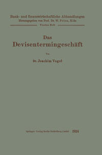 Das Devisentermingeschäft