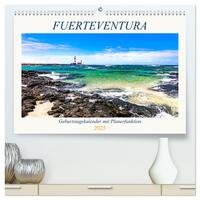 FUERTEVENTURA Geburtstagskalender mit Planerfunktion (hochwertiger Premium Wandkalender 2025 DIN A2 quer), Kunstdruck in Hochglanz